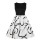 Fashion Sleeveless Ladies Flower Lovely Dress With Belt